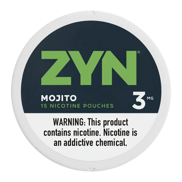 A close-up shot of a mojito vape device next to a real mojito cocktail, highlighting the flavor inspiration and the device's sleek design.