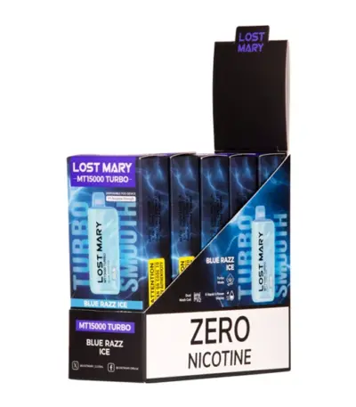 Blue Razz Ice Lost Mary MT15000 Turbo (ZERO Nicotine)