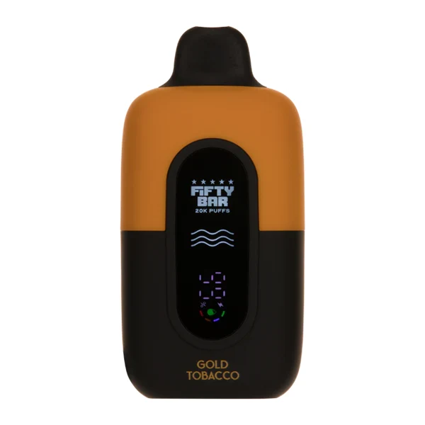 Gold Tobacco Fifty Bar 20K 360 hookah