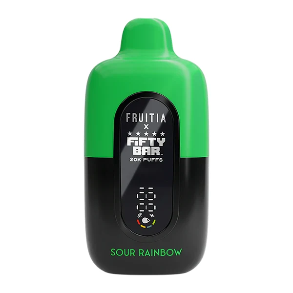 sour fab Sour Rainbow FRUITIA Fifty Bar device